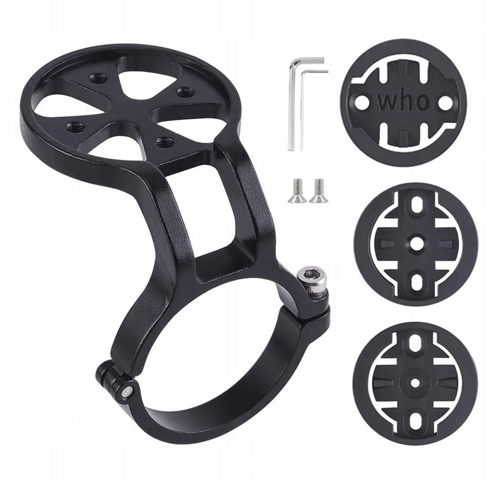 Bicycle Computer Holder for Garmin Bryton Wahoo GPS on Aluminum