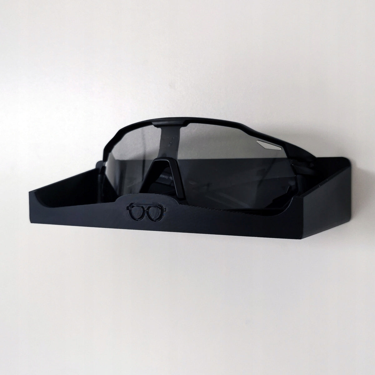 Bicycle Glasses Shelf Wall Mount Organizer Bike Glasses Holder Brand no brand