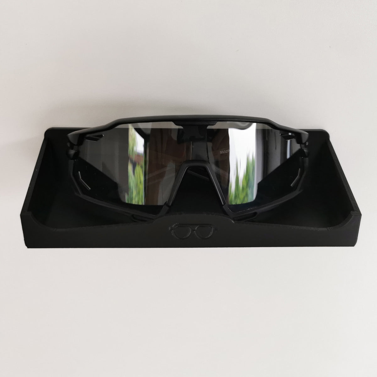 Bicycle Glasses Shelf Wall Mount Organizer Bike Glasses Holder Model Półka na okulary i akcesoria ścienna