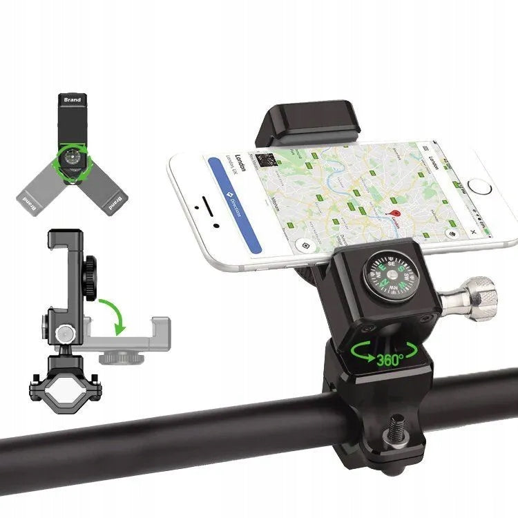 Bicycle Handlebar Phone Holder Adjustable Strong COMPASS + FREEBIE EAN (GTIN) 5905191200626