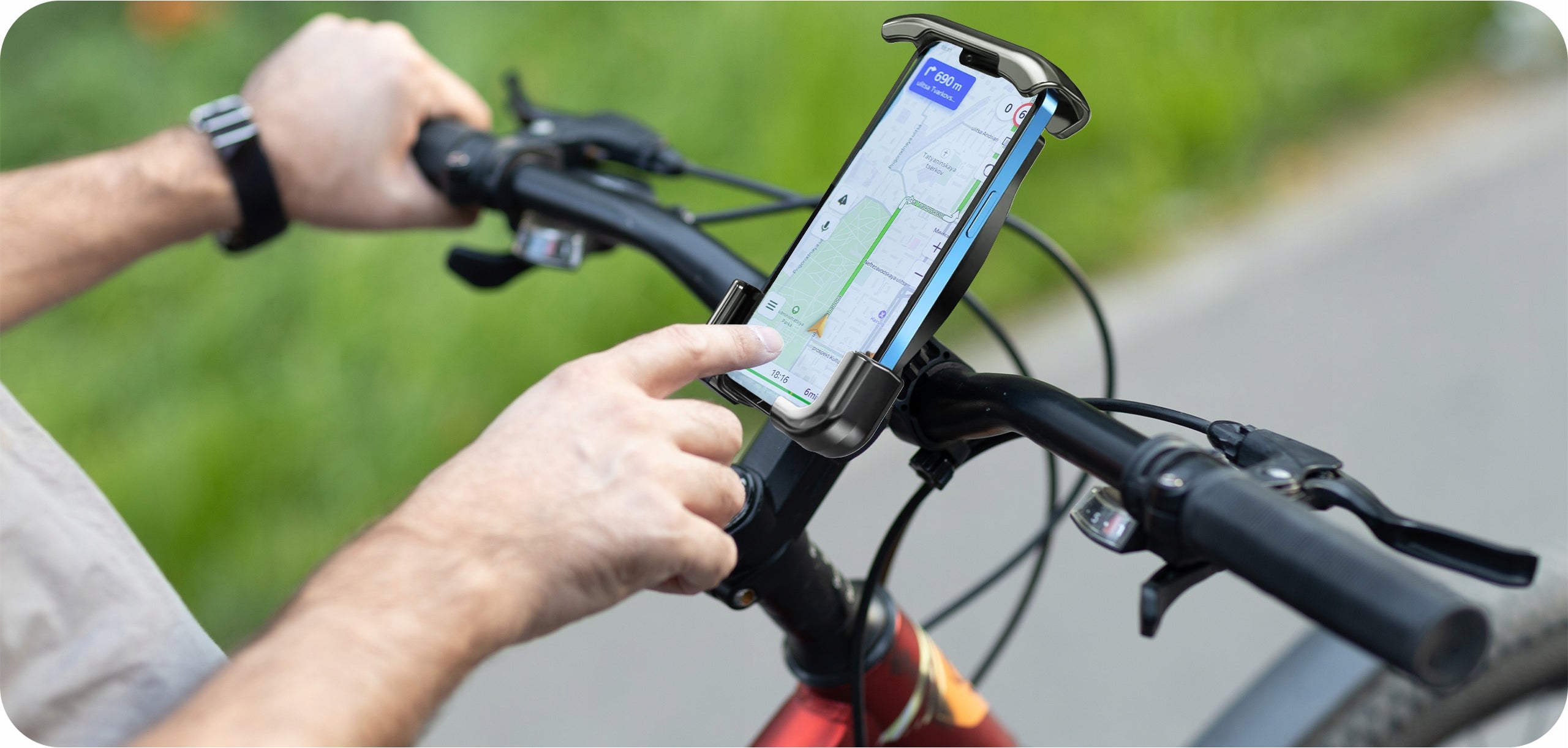 Bicycle Handlebar Phone Holder For Bike For Motorcycle EAN (GTIN) 5906196204008