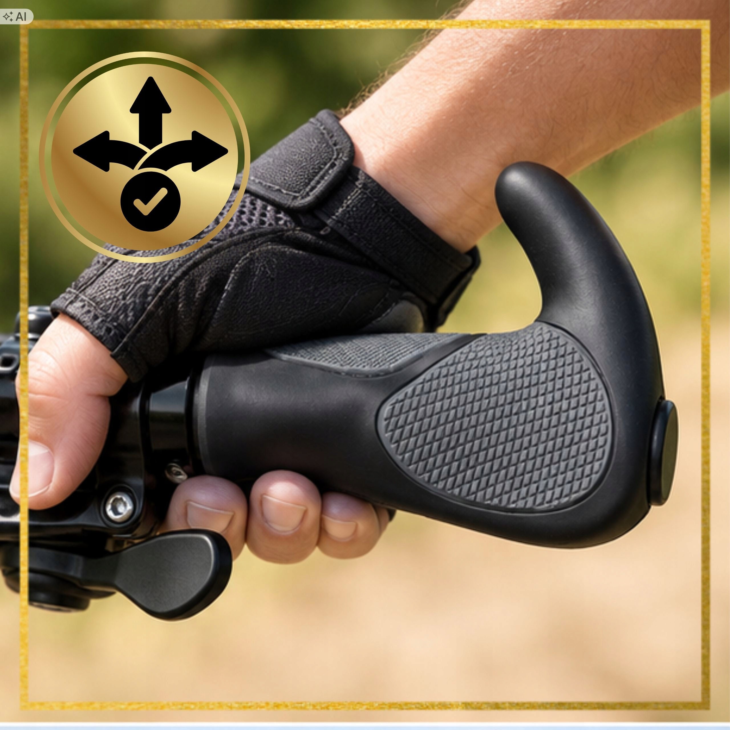 Bicycle Handles Grips For Bicycle Steering Wheel Horns Non-Slip Manufacturer code CHWYTY RĄCZKI ROWEROWE DO ROWERU MTB UNIWERSA