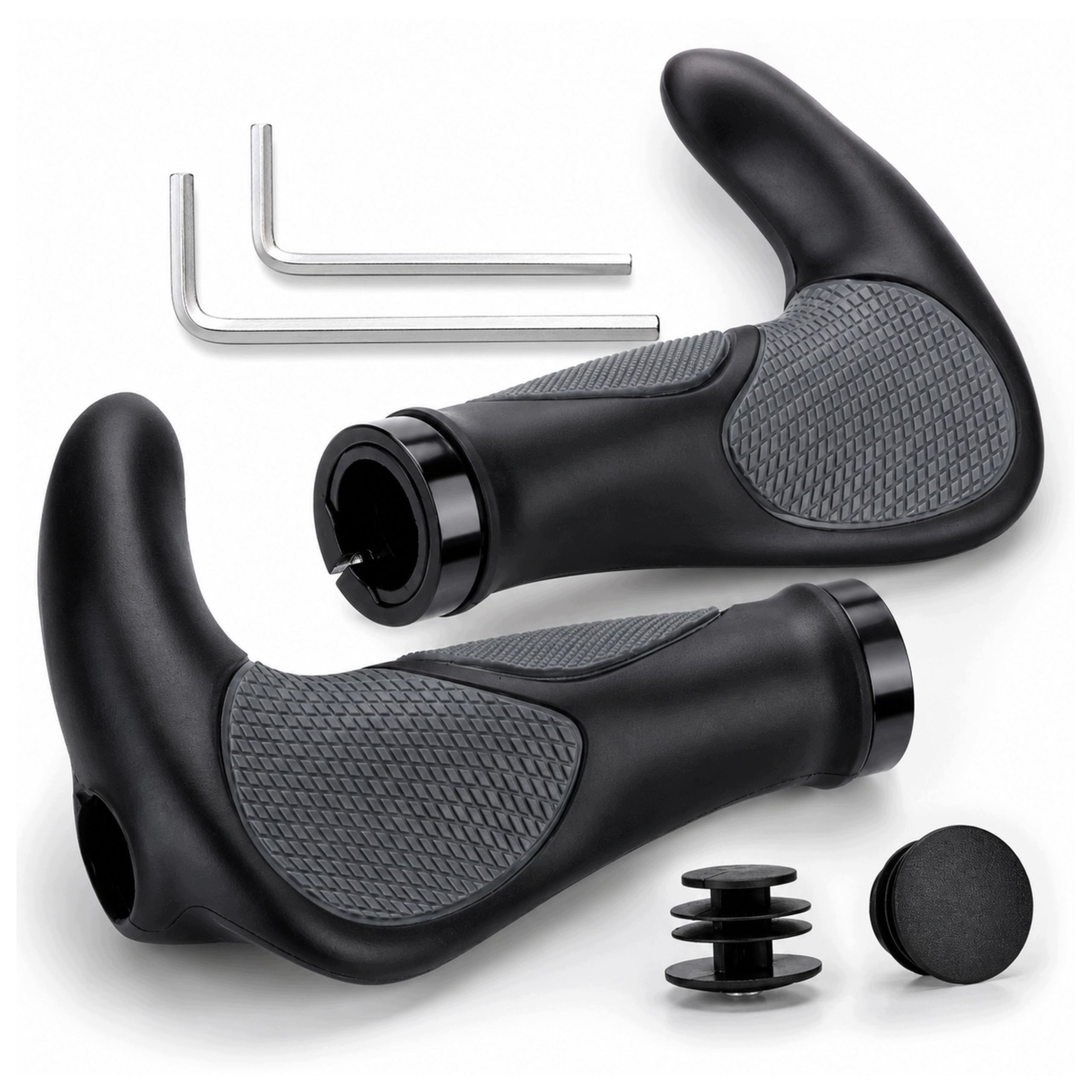 Bicycle Handles Grips For Bicycle Steering Wheel Horns Non-Slip