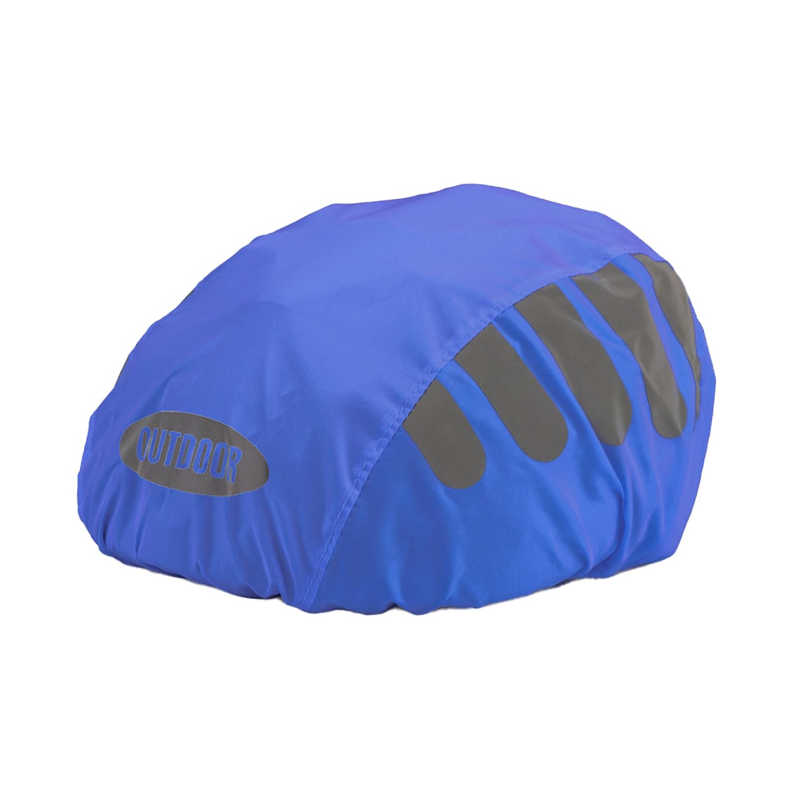 Bicycle Helmet Cover, Bicycle Helmet Rain Cover, Reusable Protective Blue