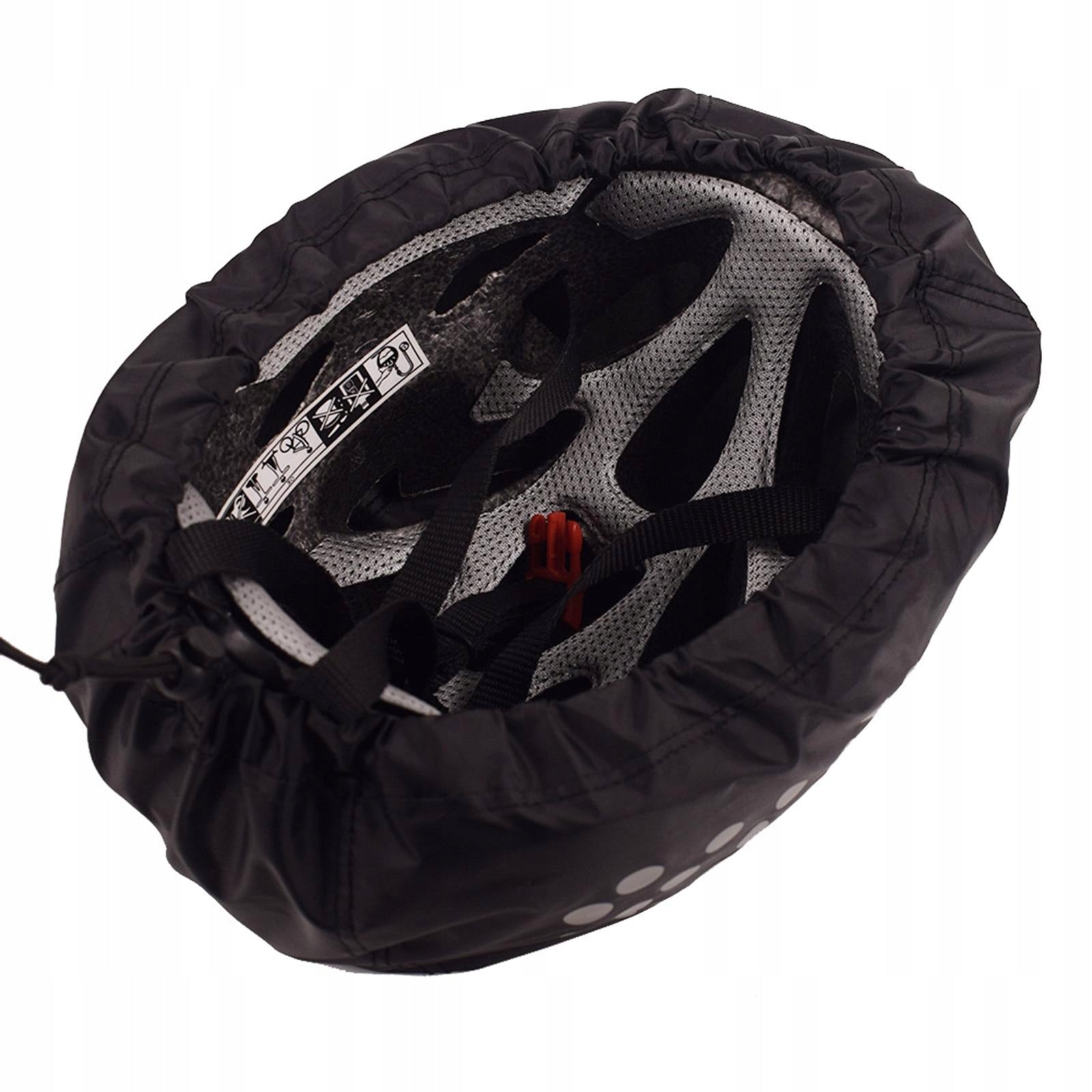 Bicycle Helmet Protection, Bicycle Helmet Cover, Light, Reflective Black Packaging status original
