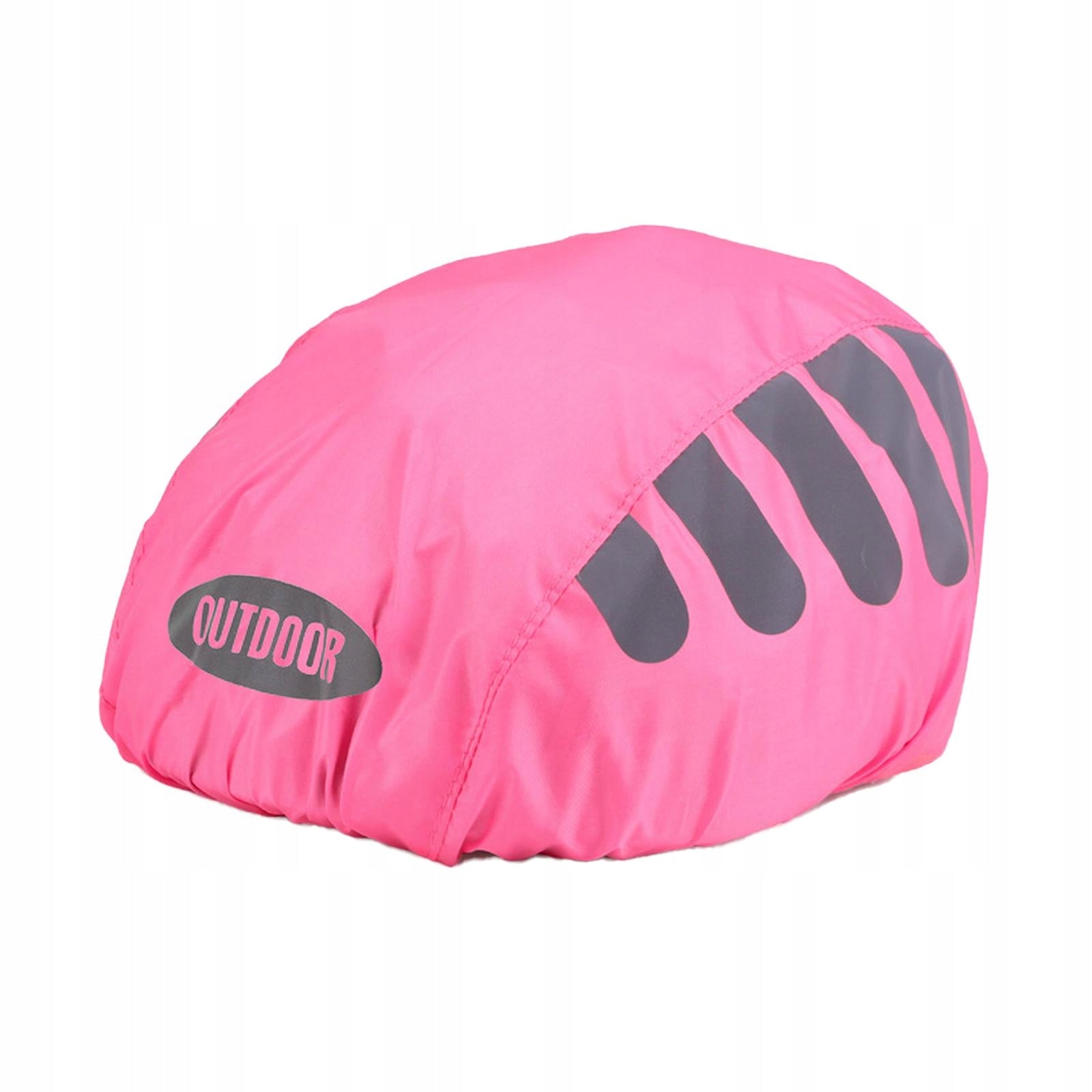Bicycle Helmet Protection, Bicycle Helmet Cover, Light, Reflective Pink