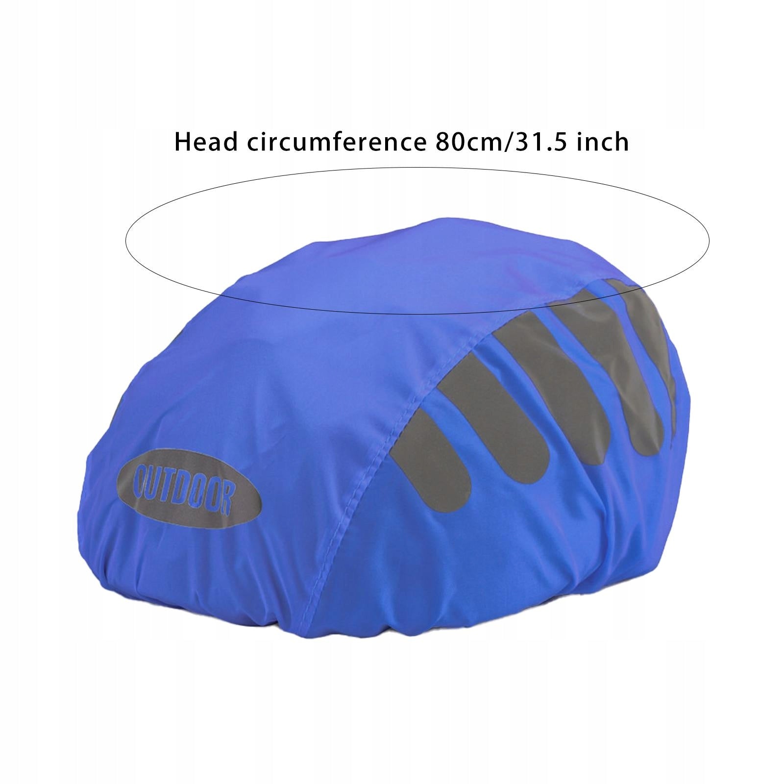 Bicycle Helmet Rain Cover Reusable Bike Helmet Cover Protection Cover Blue Packaging status original