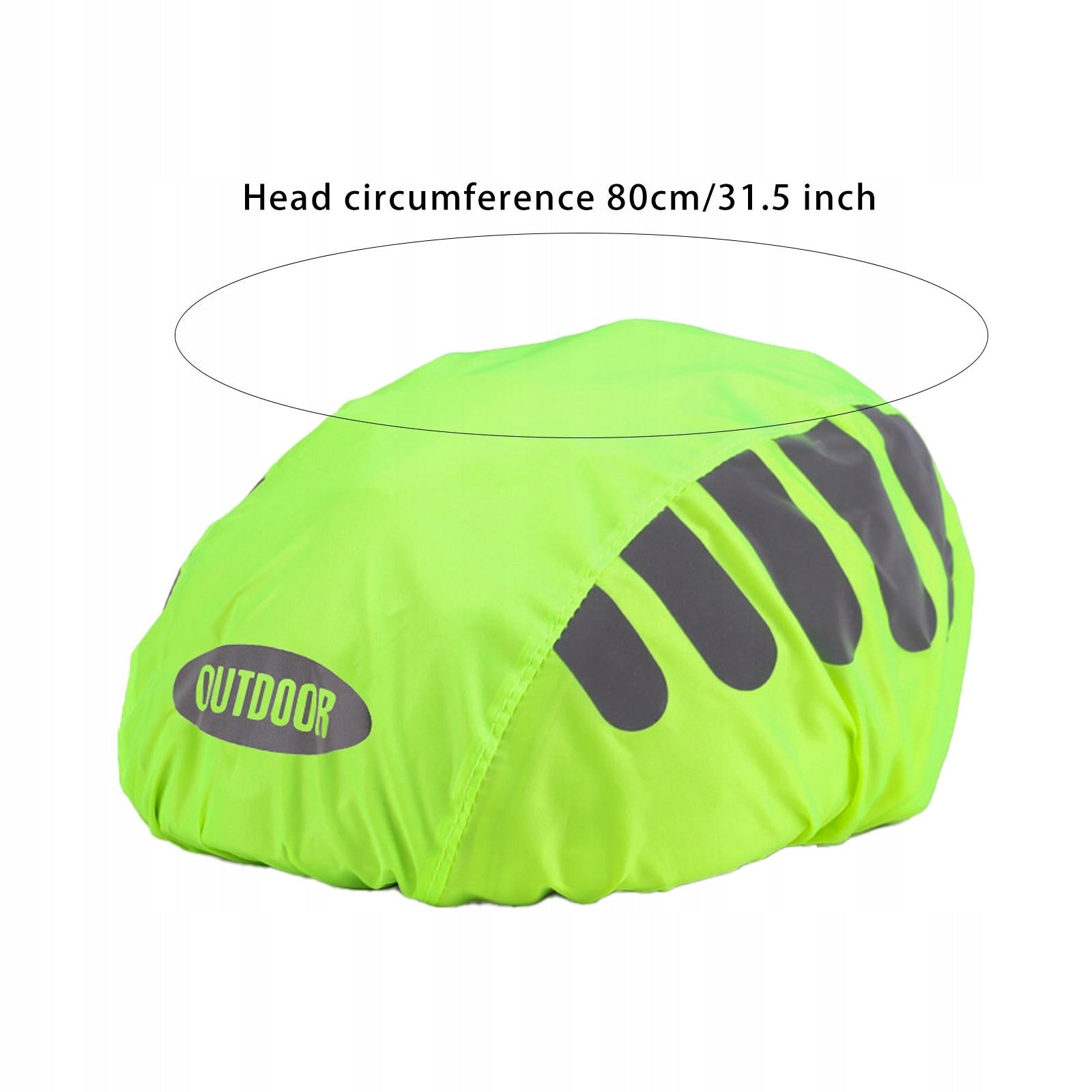 Bicycle Helmet Rain Cover Reusable Bike Helmet Cover Protection Cover Green Packaging status original
