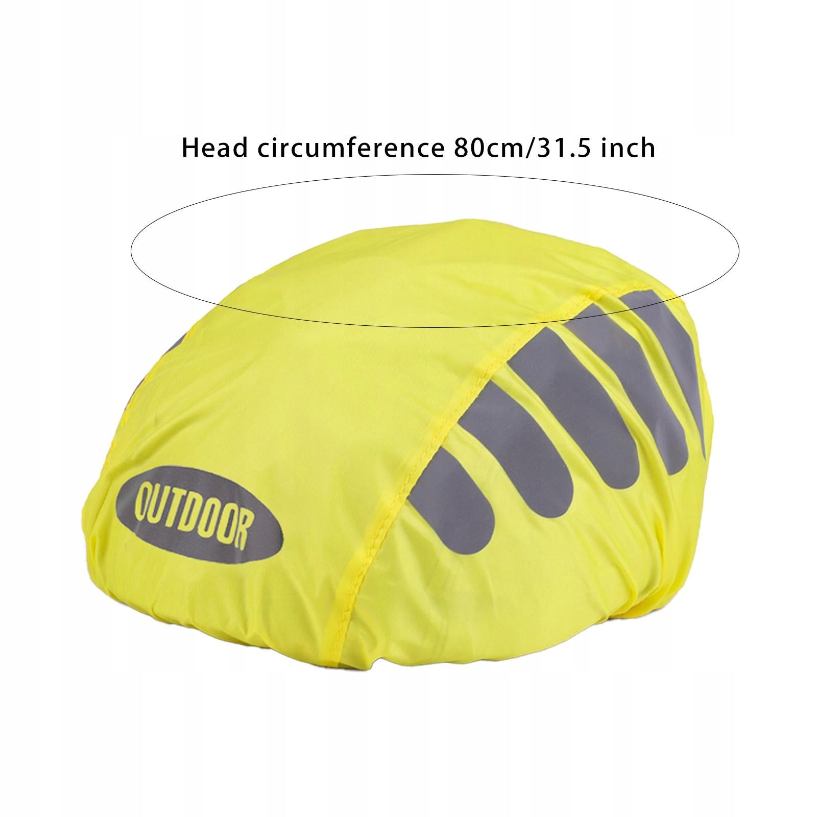 Bicycle Helmet Rain Cover Reusable Bike Helmet Cover Protection Yellow Manufacturer no brand