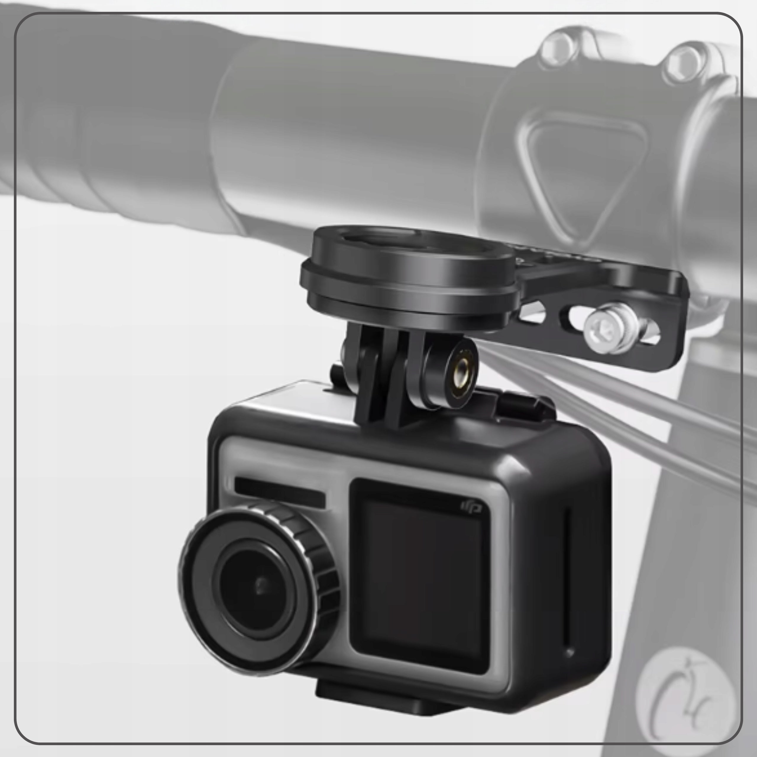 Bicycle Holder Aluminum Garmin GoPro Counter Holder Bridge Mount EAN (GTIN) 5904814690974