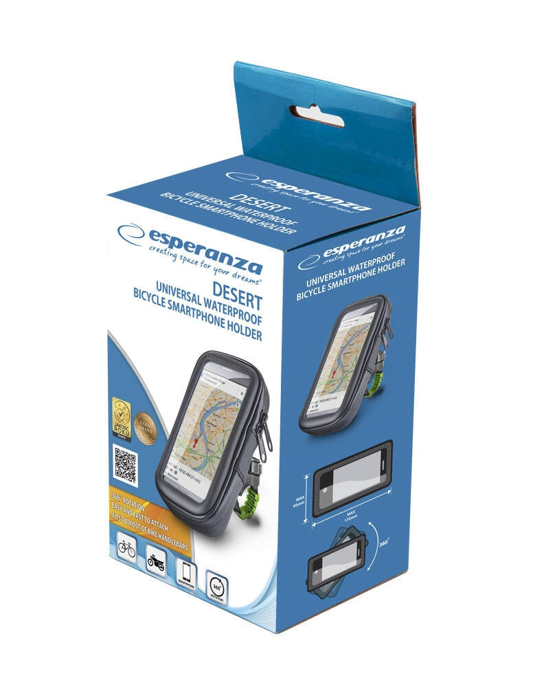 Bicycle Holder for Phones ESPERANZA DESERT EMH144 Waterproof For mobile