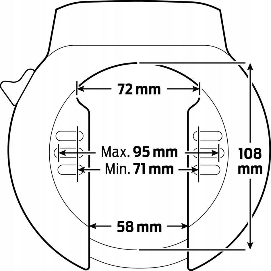 Bicycle Horseshoe Wheel Lock AXA Atlas Manufacturer code ASL52102095KC