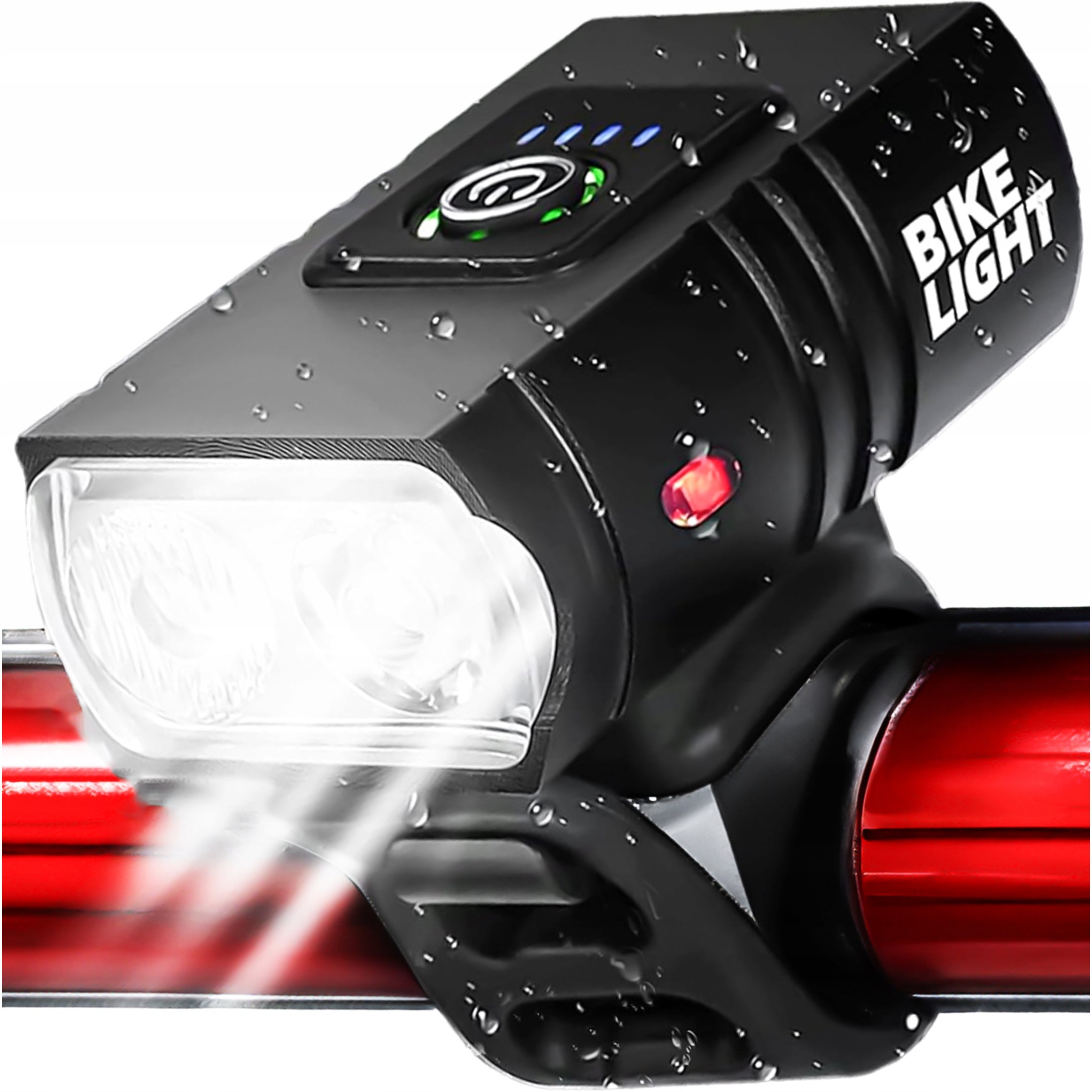 Bicycle Light Front LED Bike Lamp Handlebar Strong USB Bright Packaging status original