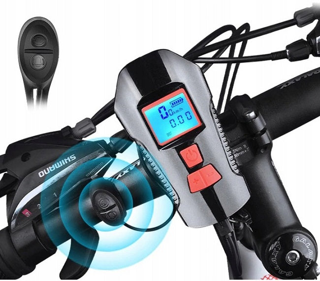 Bicycle Light Front Strong Light Front Rear + Bicycle Counter Horn Brand no brand
