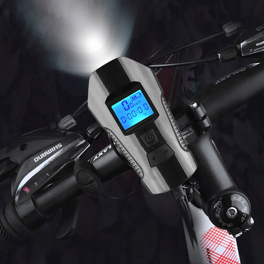 Bicycle Light Front Strong Light Front Rear + Bicycle Counter Horn Light source LED