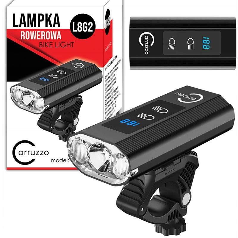 Bicycle Light Long Short 1200lm Powerbank 5 Light Modes