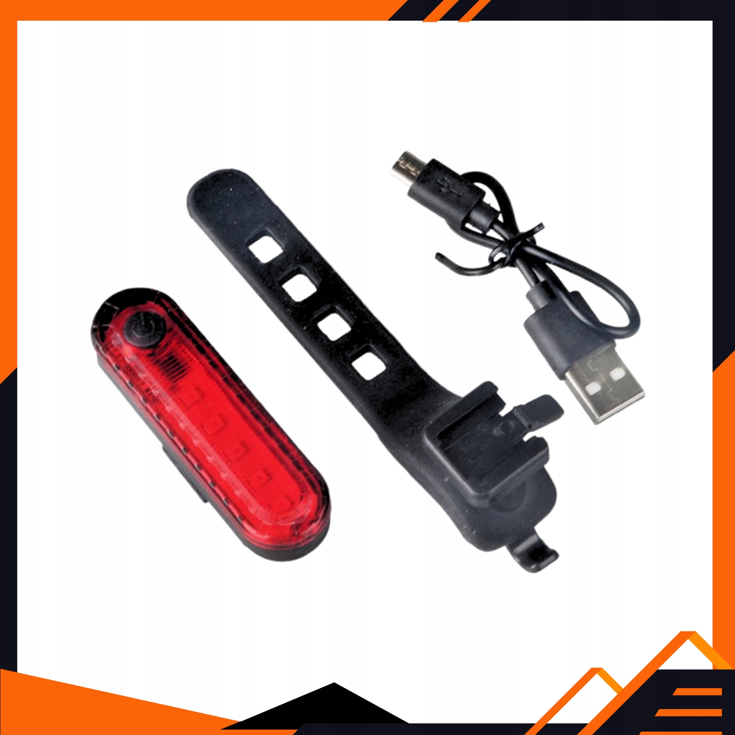 Bicycle Light Rear Rechargeable USB LED For Bicycle Strong Lighting Brand Vedor