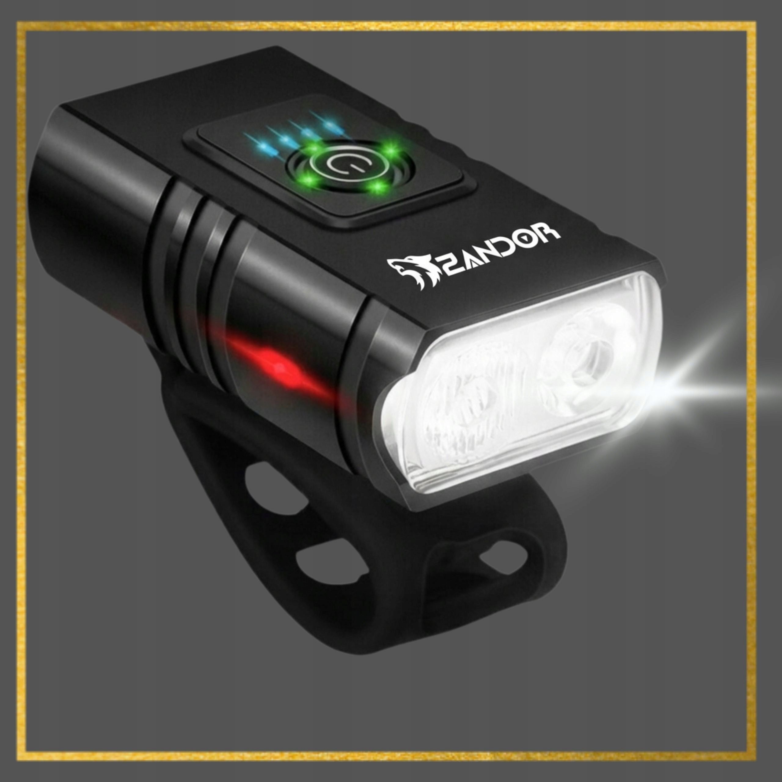 Bicycle Light Strong Lighting Front Rear Flashlight For USB LED Handlebars Manufacturer code LAMPKA PRZÓD I TYL MOCNE OŚWIETLENIE LED
