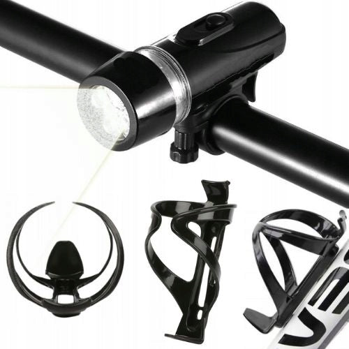 Bicycle Lighting Bicycle Light Front Led Front + Water Bottle Holder