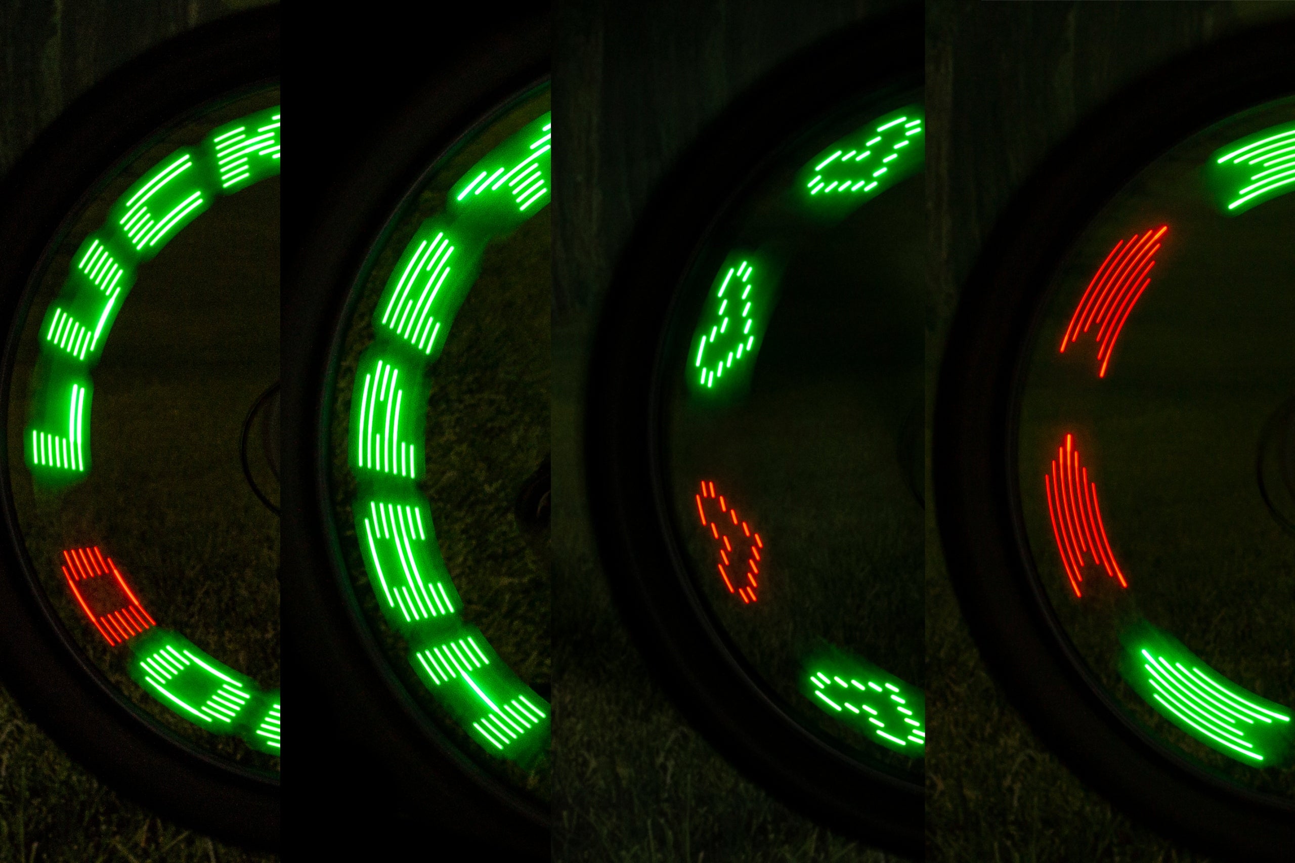 Bicycle Lighting for Spokes 7 LED 12 Different Designs PROFEX Manufacturer code 93702