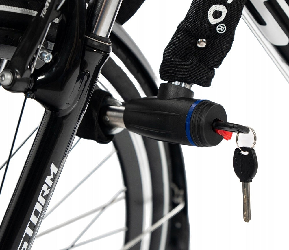 Bicycle Lock 90cm FOR BICYCLE SCOOTER MOTOR Closure Key Lock Model Zapięcie Rowerowe Blokara na rower gerda