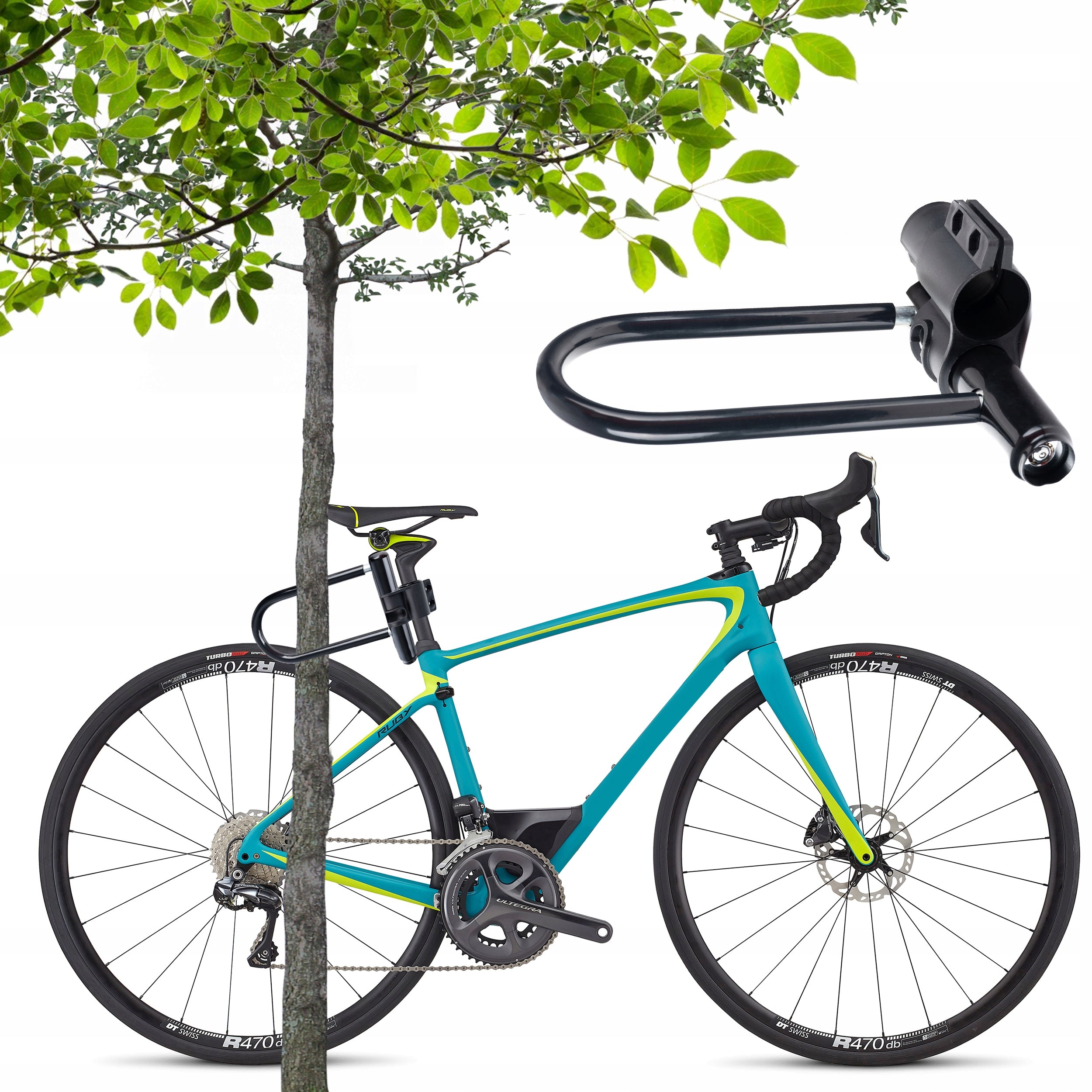 Bicycle Lock Closure Steel Security Lock Type U-Lock With Key