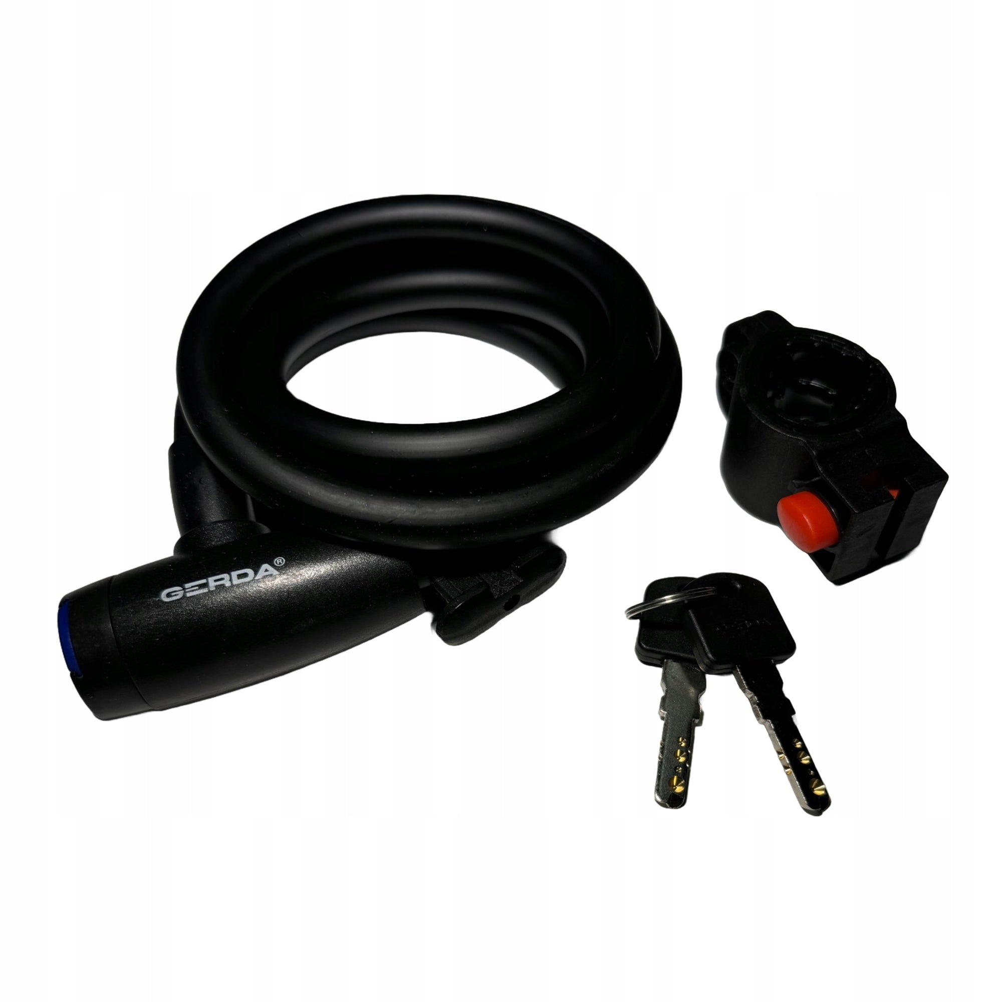 Bicycle Lock GERDA FLEX 1500/12T Black Universal Kind cord