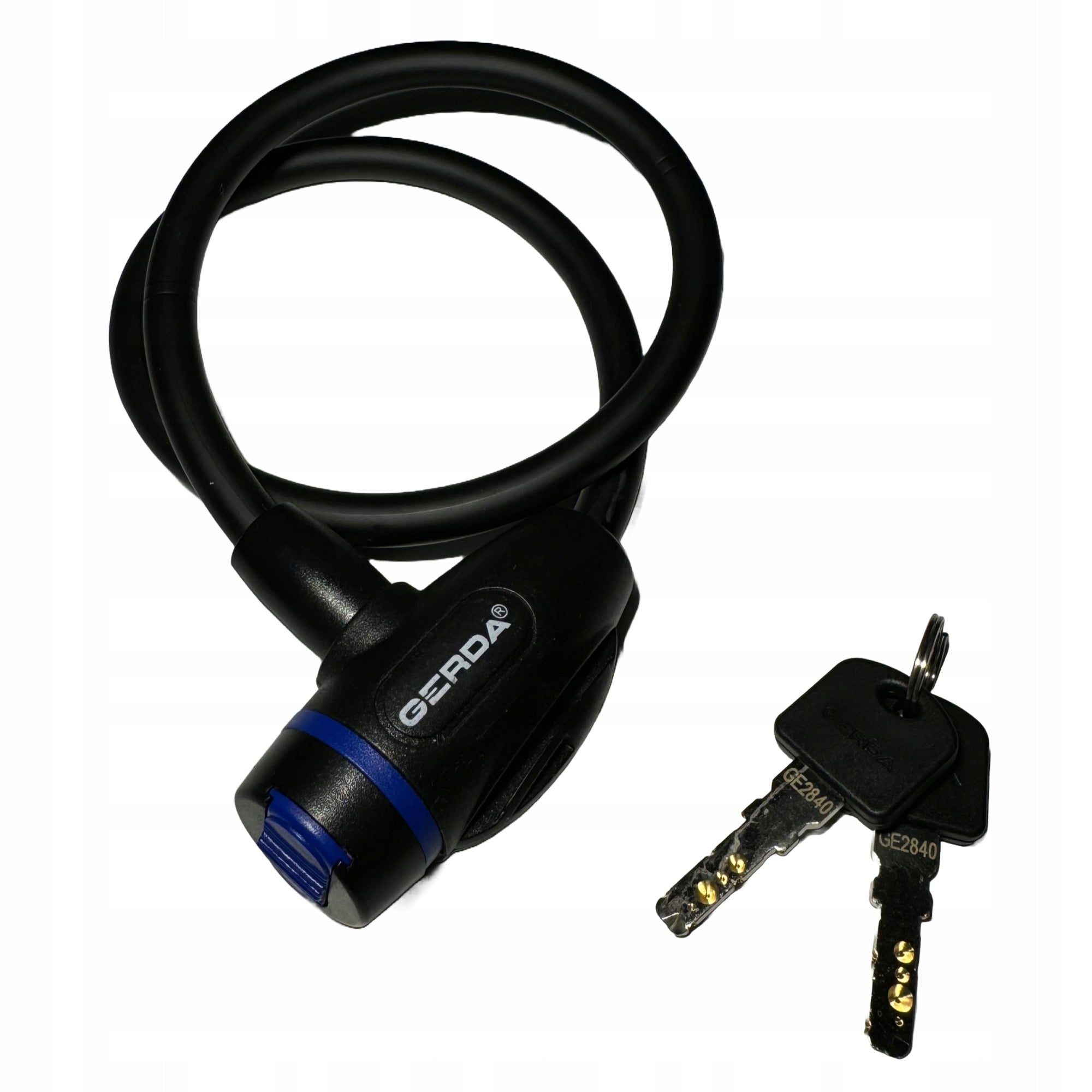 Bicycle Lock GERDA FLEX 650/10T Black Universal Manufacturer code 0SFL0065010.06T2XP