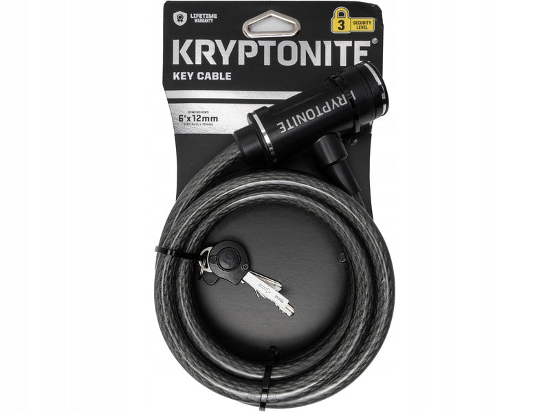 Bicycle Lock KRYPTONITE Kryptoflex Cable Black