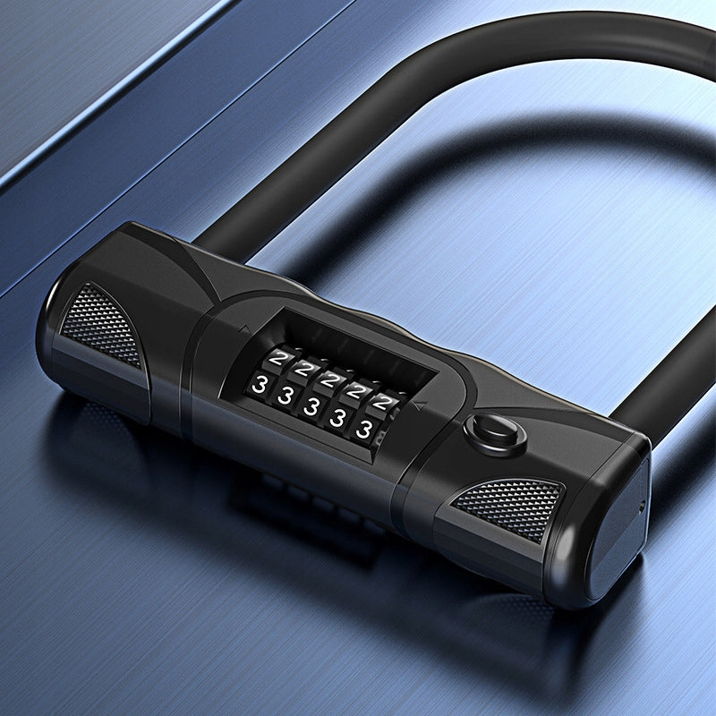 Bicycle Lock U-Lock Cipher 5-Digit Steel Gotel Security Kind U-lock