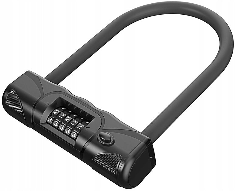 Bicycle Lock U-Lock Cipher 5-Digit Steel Gotel Security Packaging status original