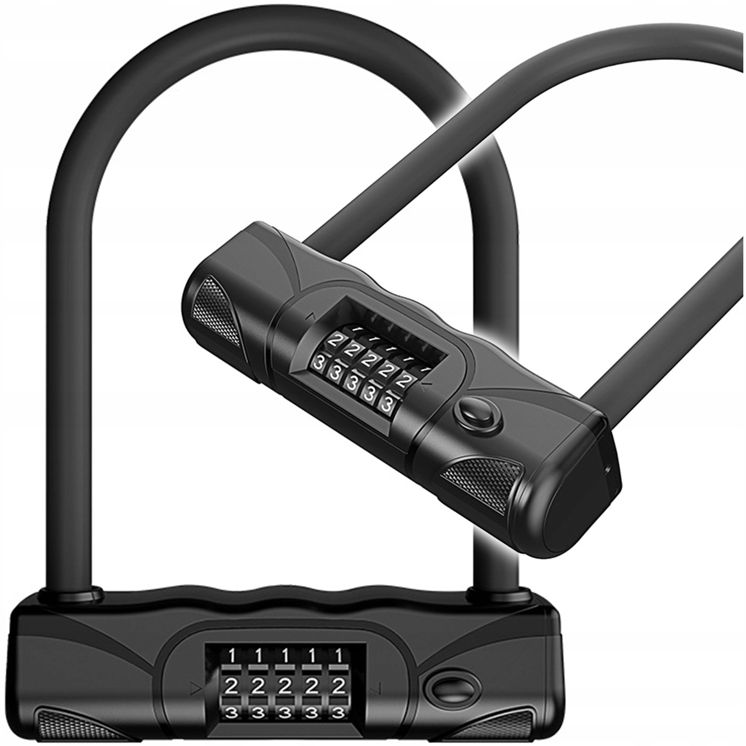 Bicycle Lock U-Lock Cipher 5-Digit Steel Gotel Security
