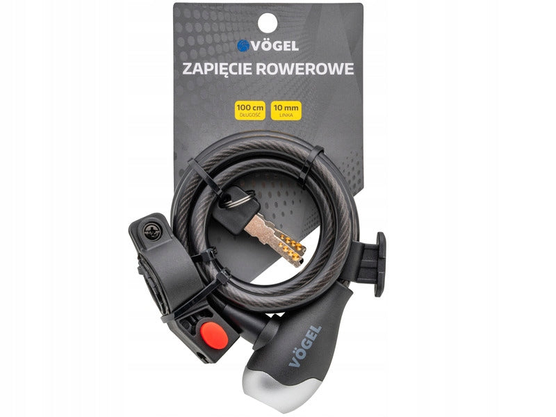Bicycle Lock VÖGEL VZP103 Cable Black