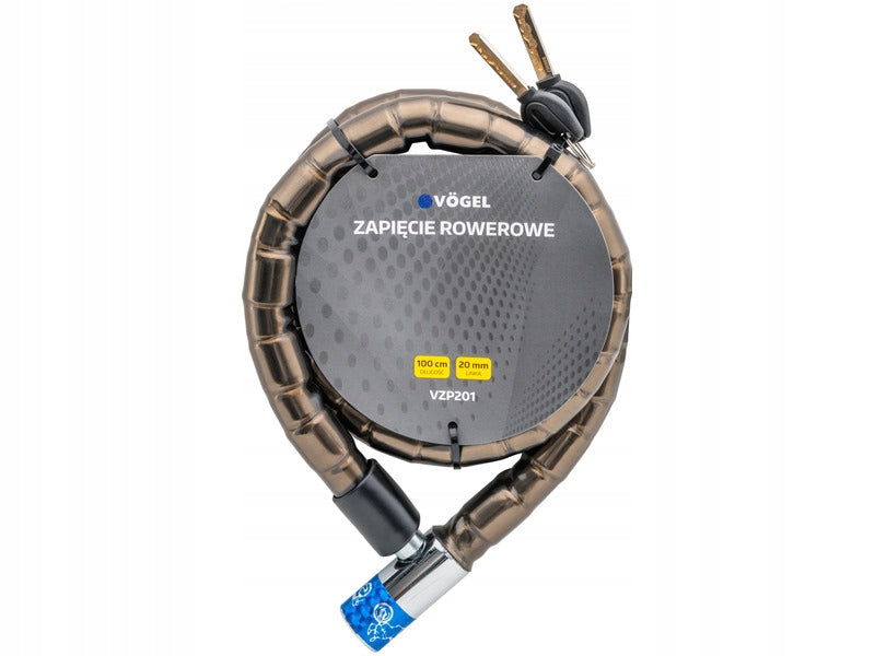 Bicycle Lock VÖGEL VZP201 Cable Gold