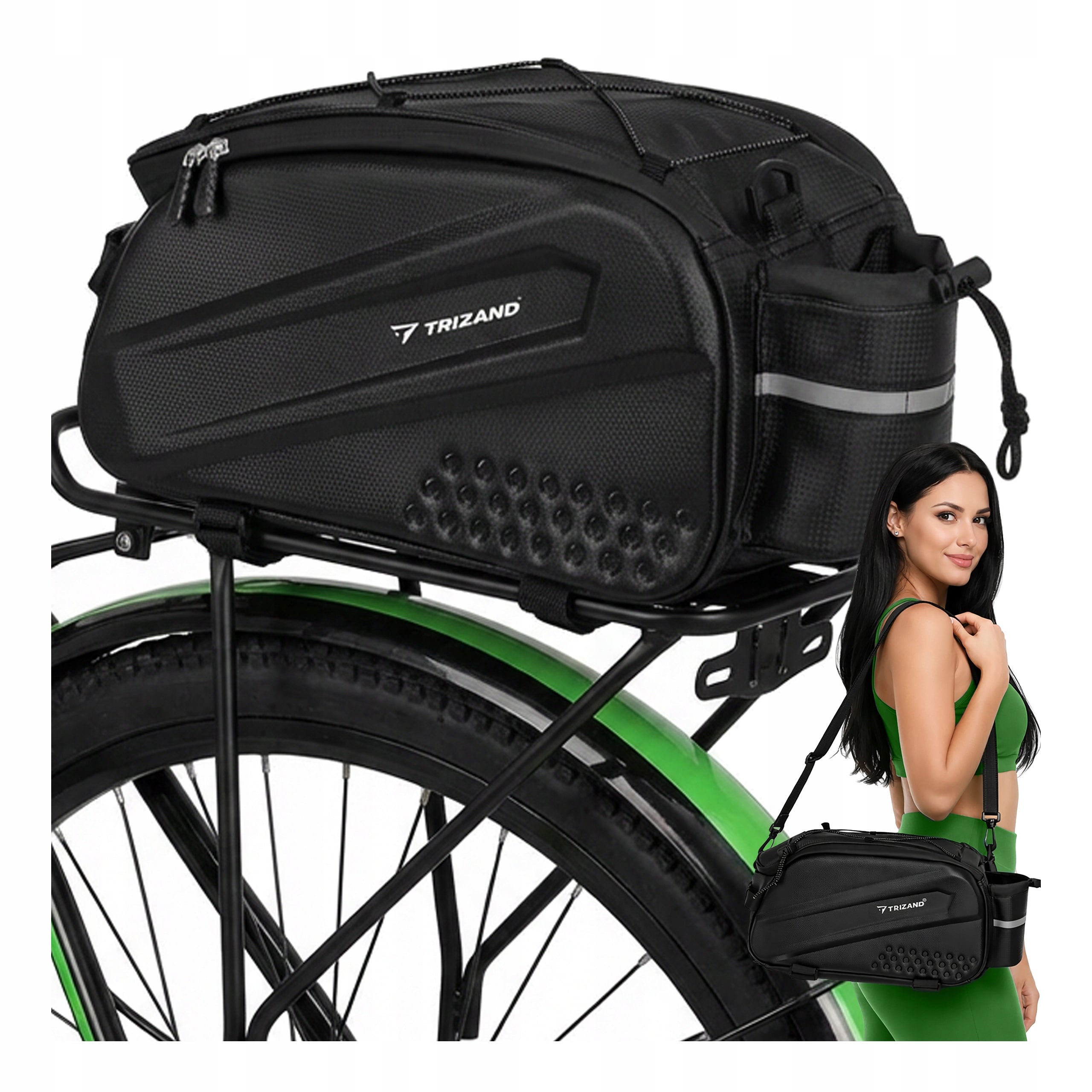 Bicycle Luggage Bag Bicycle Arm Phone Spacious Bag Waterproof