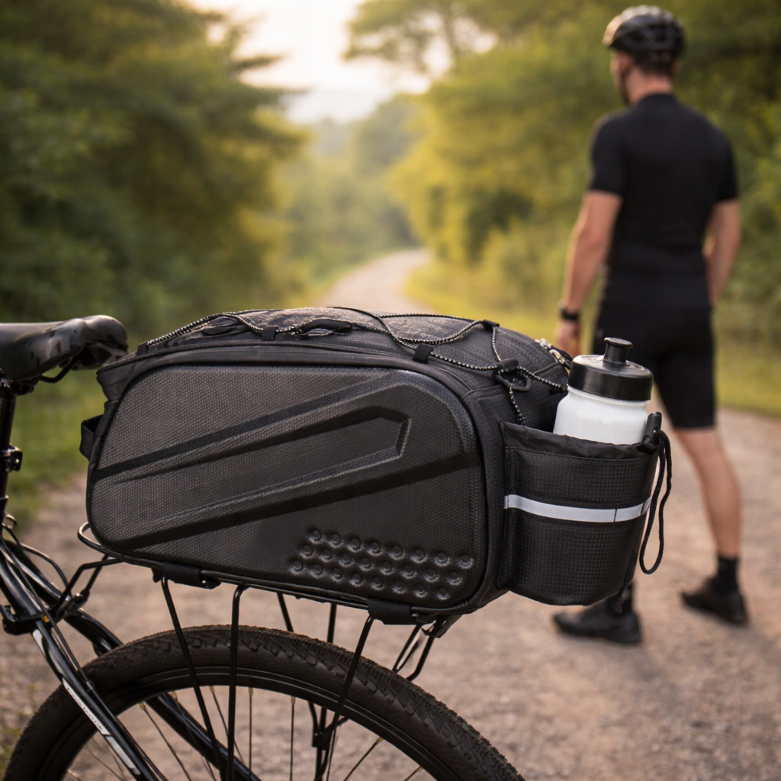 Bicycle Luggage Bag Bicycle Pouch Trunk Organizer Bicycle+Strap Brand no brand