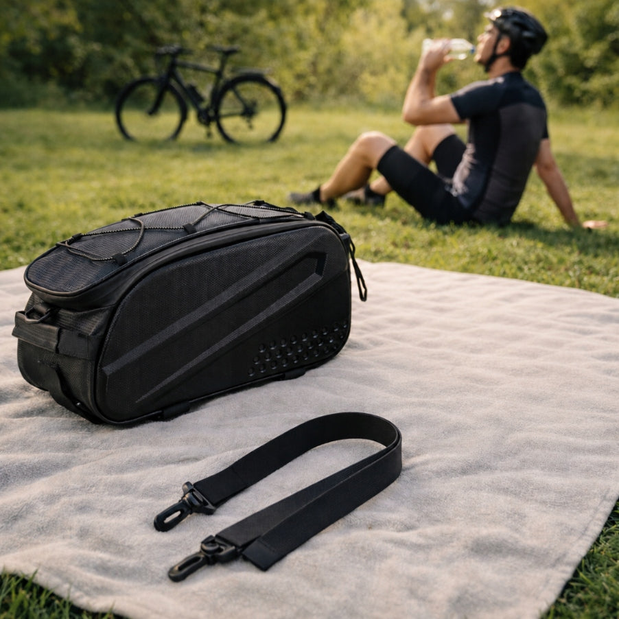 Bicycle Luggage Bag Bicycle Pouch Trunk Organizer Bicycle+Strap Capacity 0 l