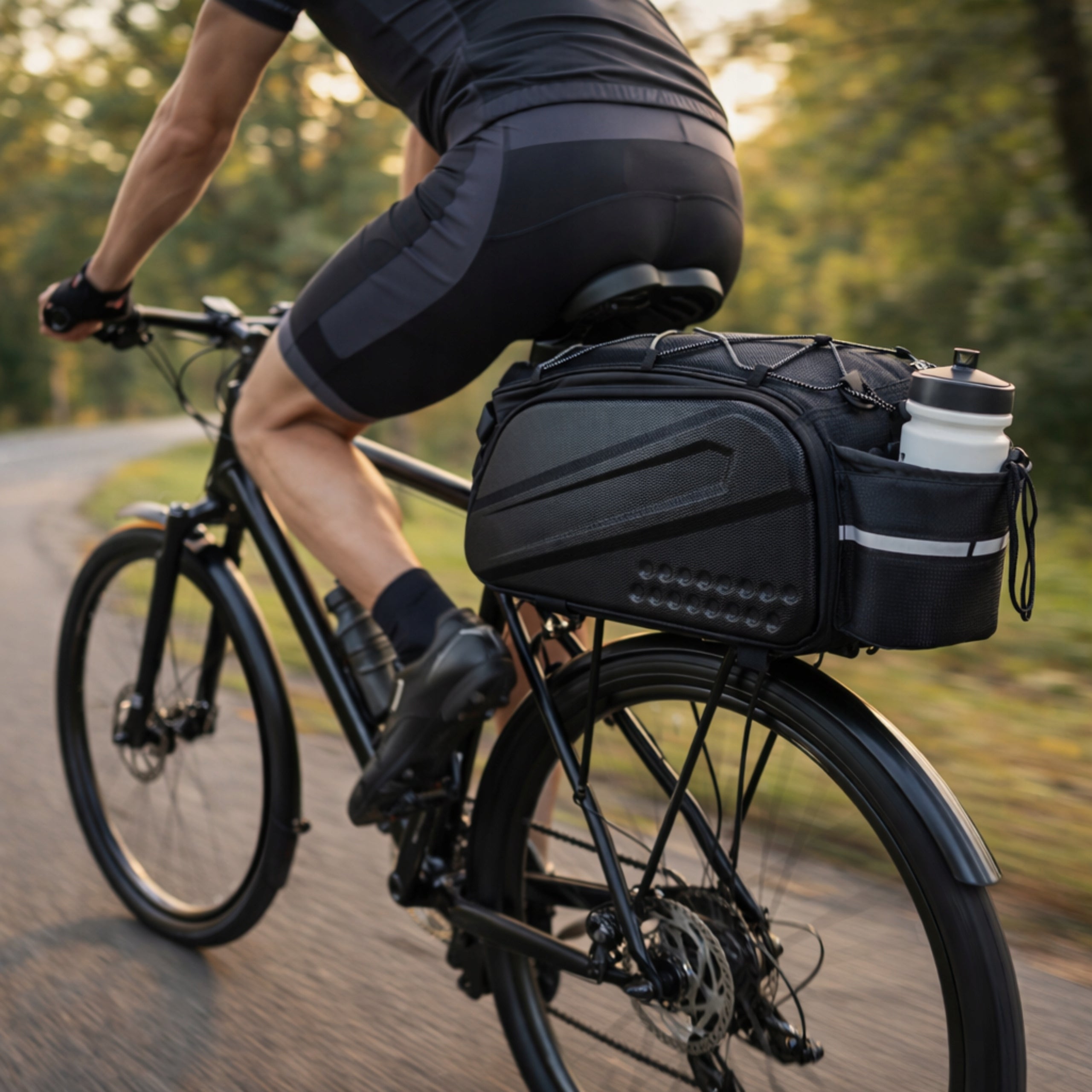 Bicycle Luggage Bag Bicycle Pouch Trunk Organizer Bicycle+Strap Manufacturer code Sakwa torba rowerowa z przeciwdeszczowym
