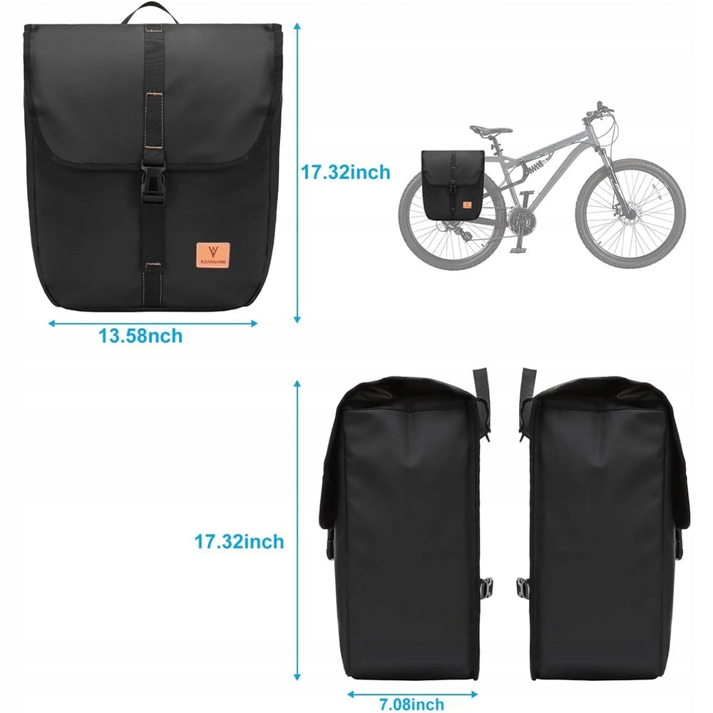 Bicycle Luggage Bags, Bicycle Bags, Rear Bicycle Pouches With 2 Hook Brand no brand