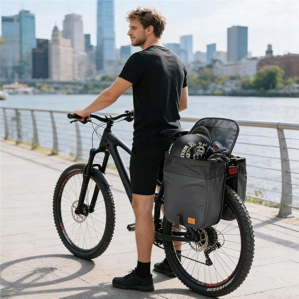 Bicycle Luggage Bags, Bicycle Bags, Rear Bicycle Pouches With 2 Hook Capacity 20 l