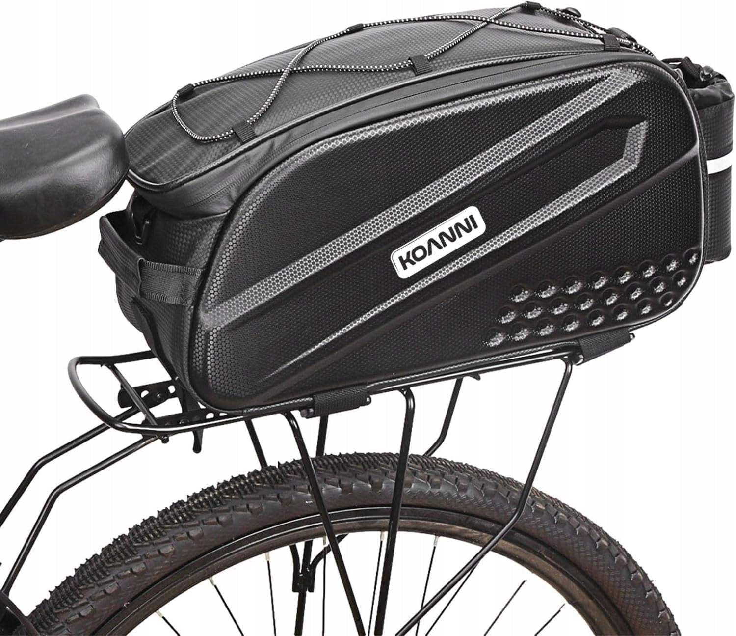Bicycle POUCH TRUNK Rear Luggage Bag STIFFENED WATERPROOF 10L Packaging status original