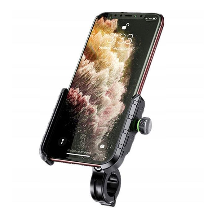 Bicycle Phone Holder Metal Strong with Frame or Mirror Mount Packaging status original