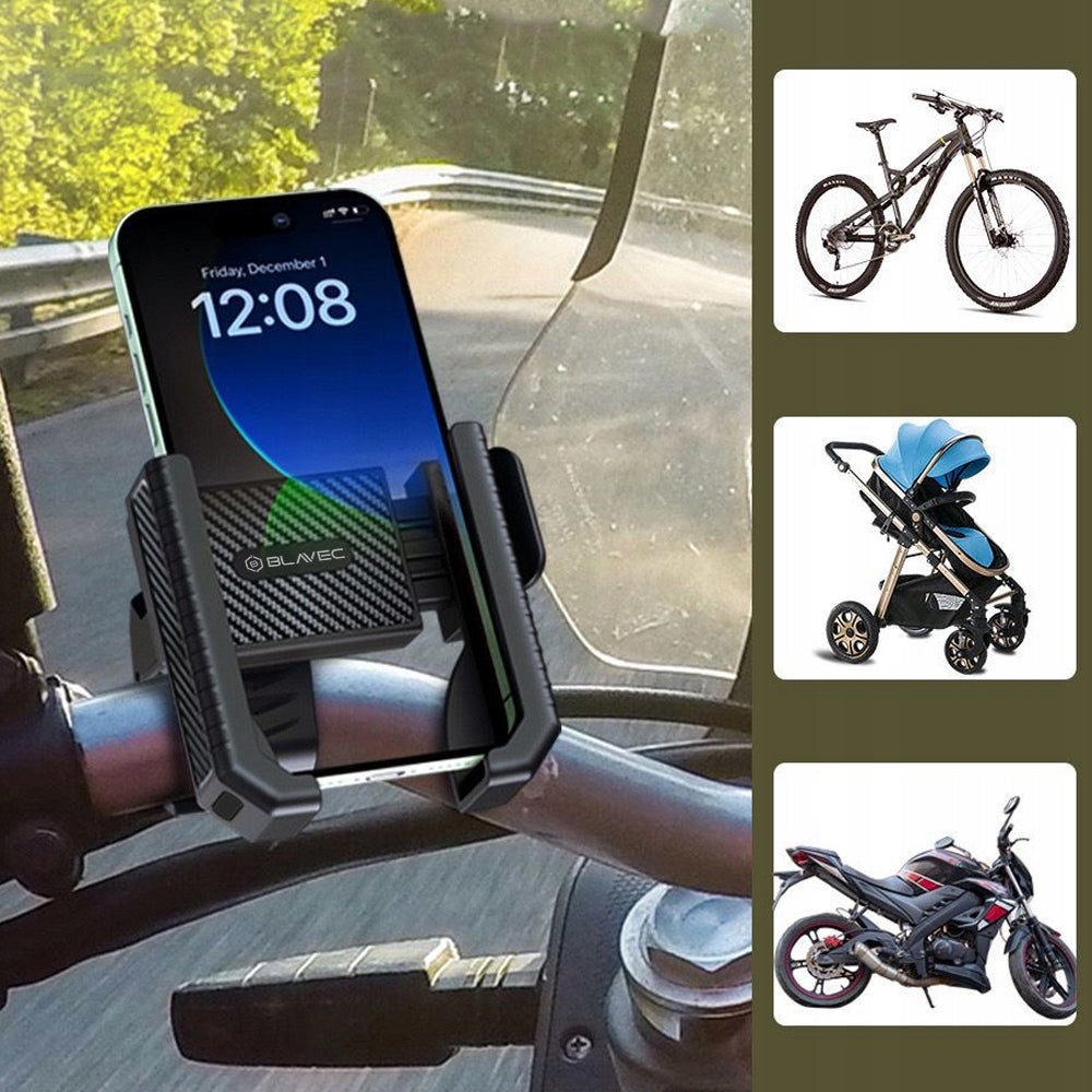 Bicycle Phone Holder Motorcycle Steering Wheel Holder Shockproof For mobile
