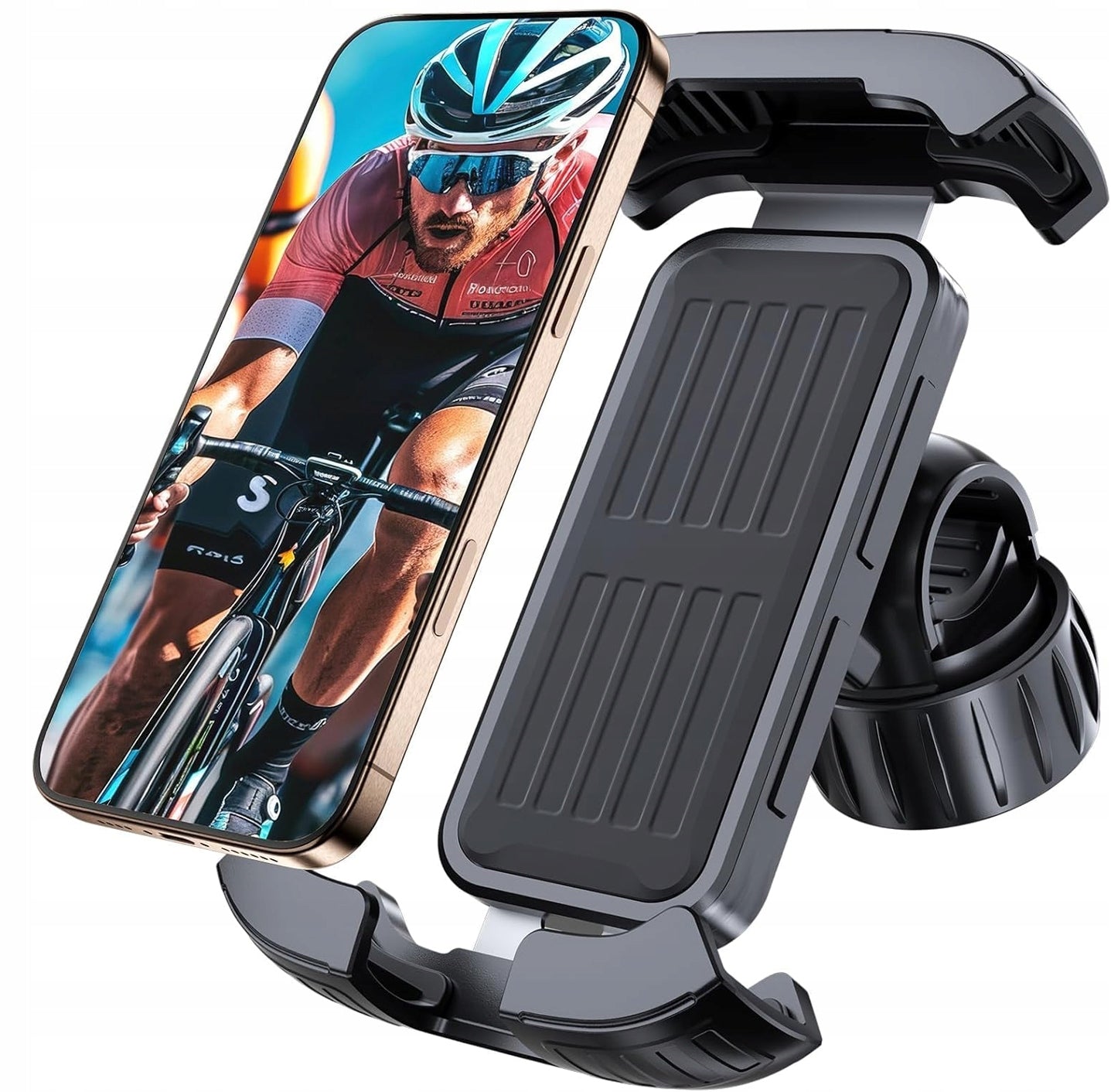 Bicycle Phone Holder Motorcycle Steering Wheel Holder Shockproof