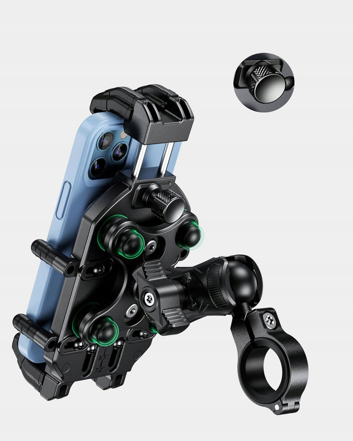 Bicycle Phone Holder Motorcycle for Scooter Mounted for Steering Wheel Brand no brand