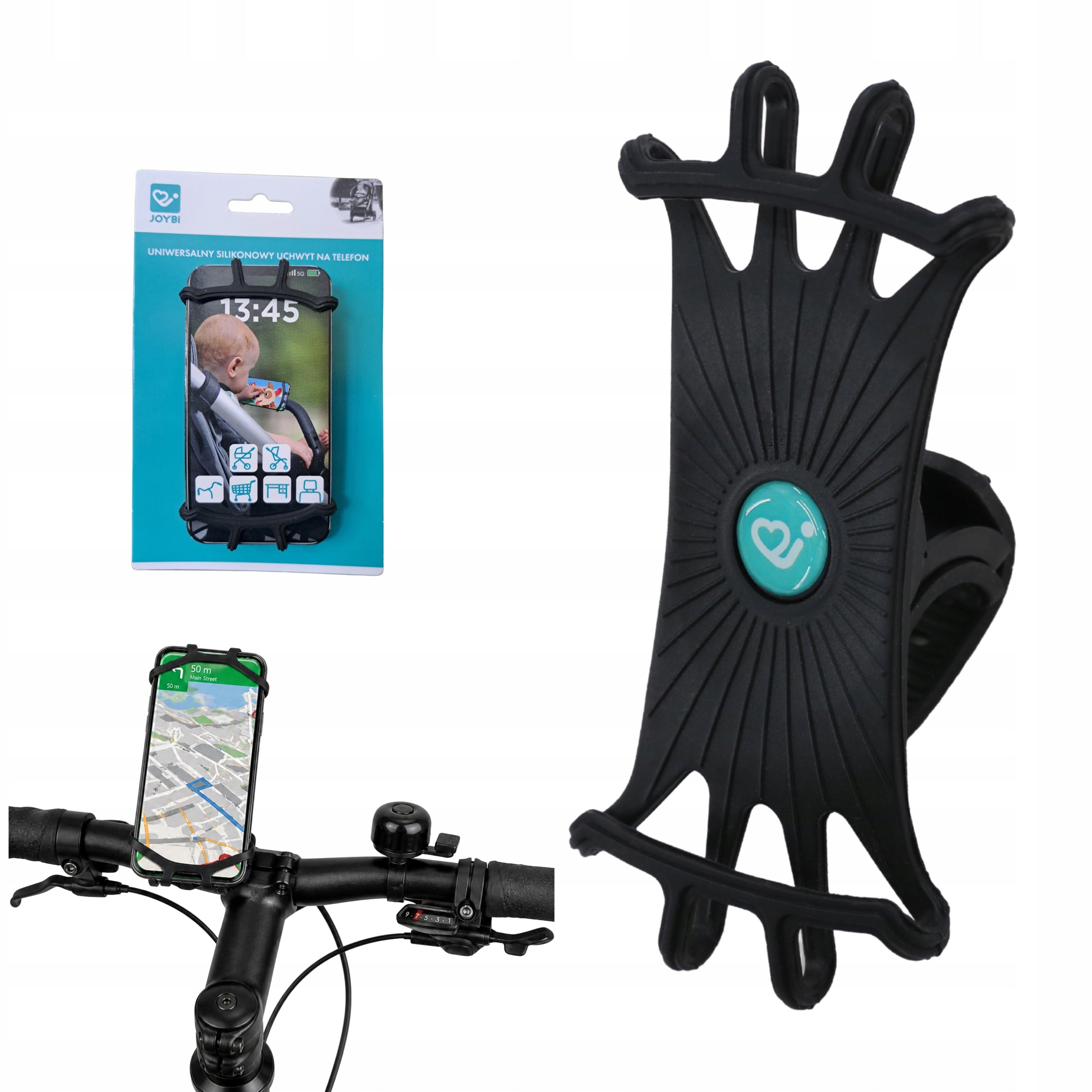 Bicycle Phone Holder UNIVERSAL STABLE FOR ROTARY BIKE 360 JOYBI