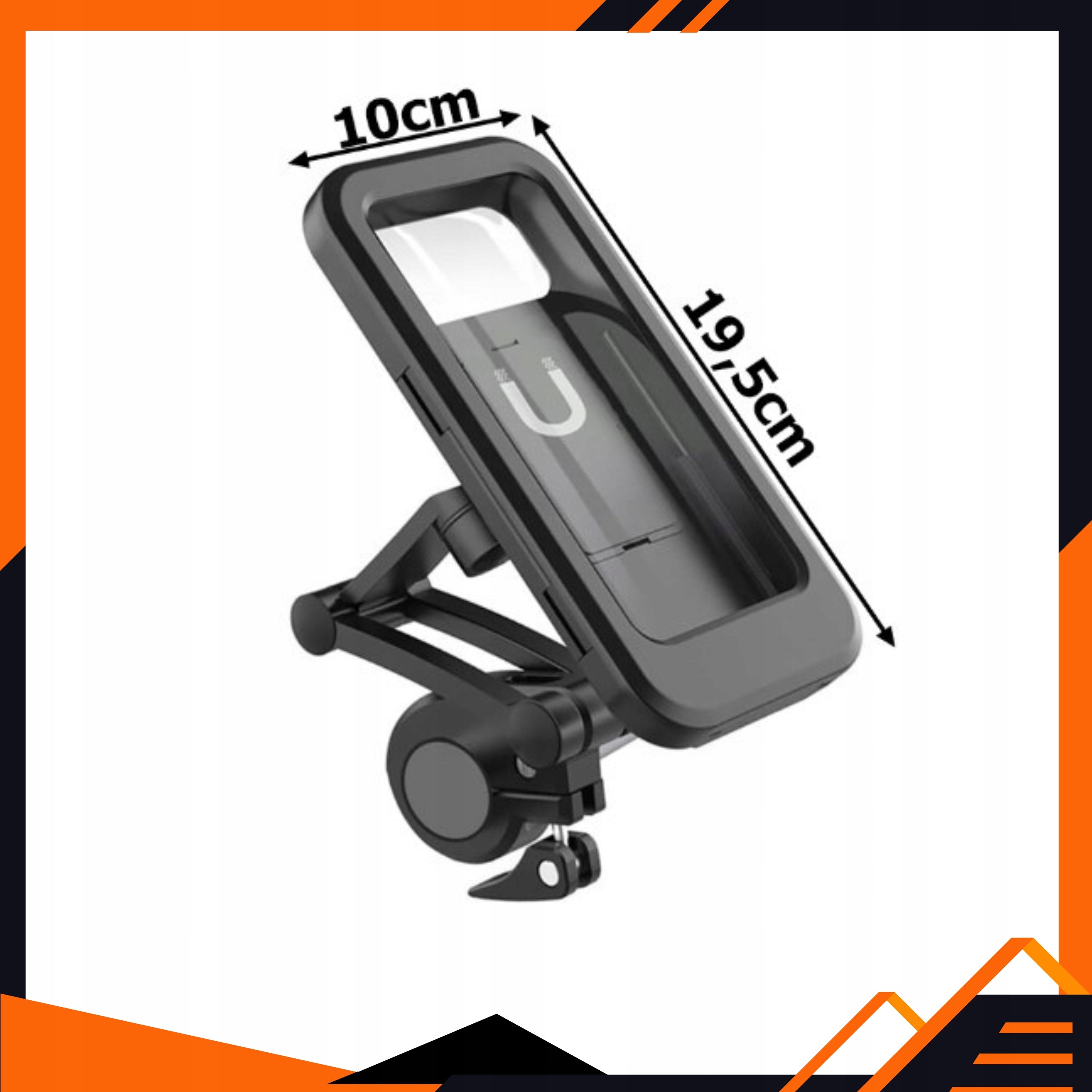 Bicycle Phone Holder Waterproof Strong Adjustable For Gift For mobile