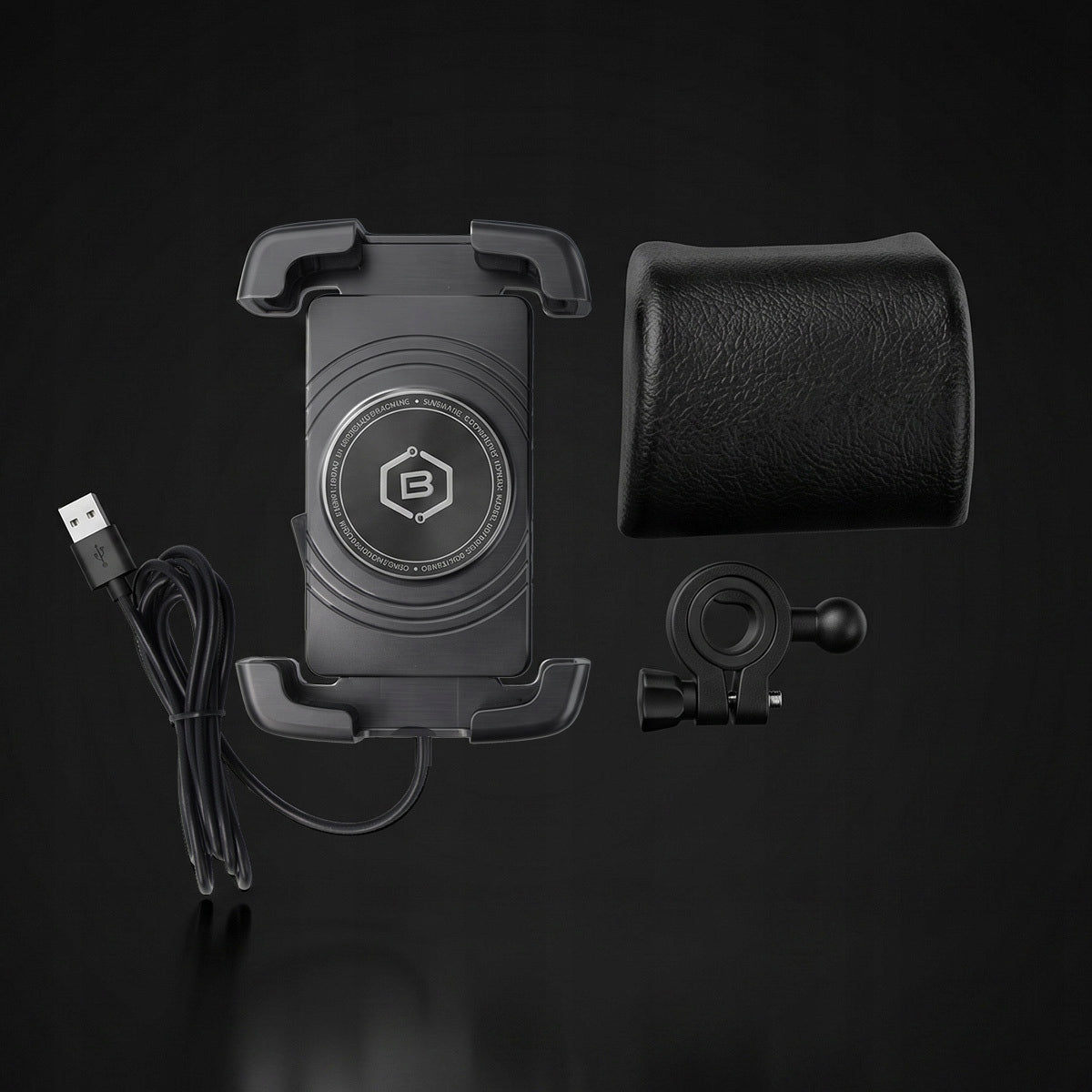 Bicycle Phone Holder with Induction Charger 15W Motorcycle for Bicycle For mobile
