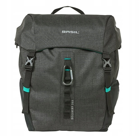 Bicycle Pouch Basil Discovery 365D M Single Bag Mik Hooks 9L Black/Melee Brand Basil