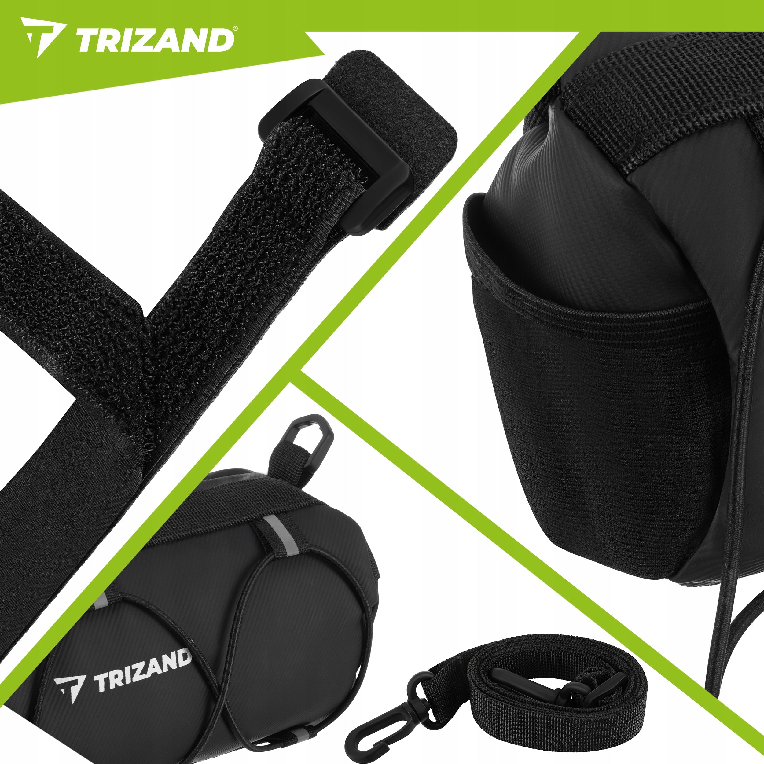 Bicycle Pouch Frame Bag Bicycle Phone Steering Wheel Spacious Waterproof Packaging status original